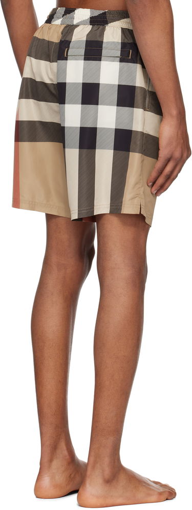 Plavky Burberry Burberry Check Swim Shorts Béžová | 8107272, 2