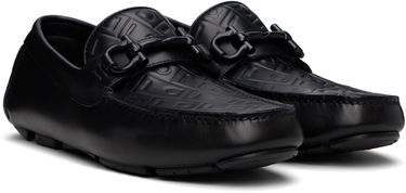 Tenisky a topánky FERRAGAMO Salvatore Gancini Ornament Driver Loafers Čierna | 779172, 3