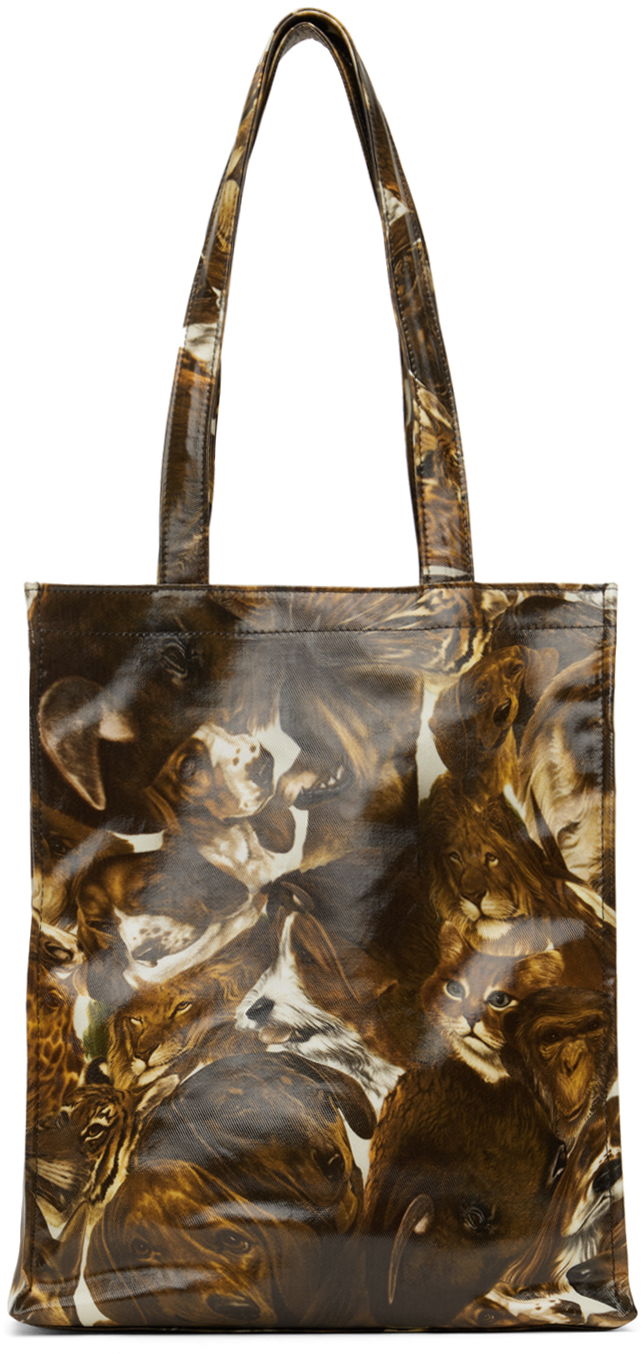 Tote bag Acne Studios Per B Sundberg Edition Logo Tote Bag Hnedá | C10207-, 0