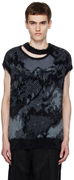 Feng Chen Wang Landscape Painting Sleeveless Sweater