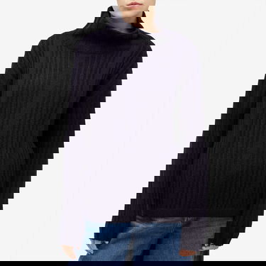 Sveter Max Mara Knitted Turtleneck Jumper Size Large Modrá | 2421366012600-004, 2