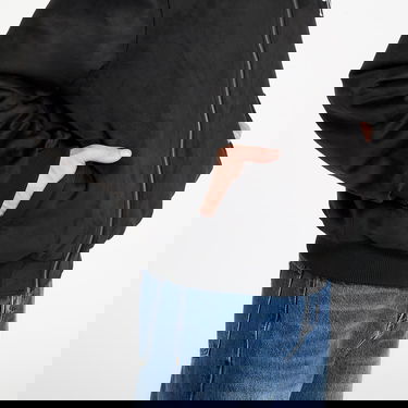 Bomber bunda Karl Kani Legacy Faux Suede Bowling Jacket Čierna | PD00008935, 2