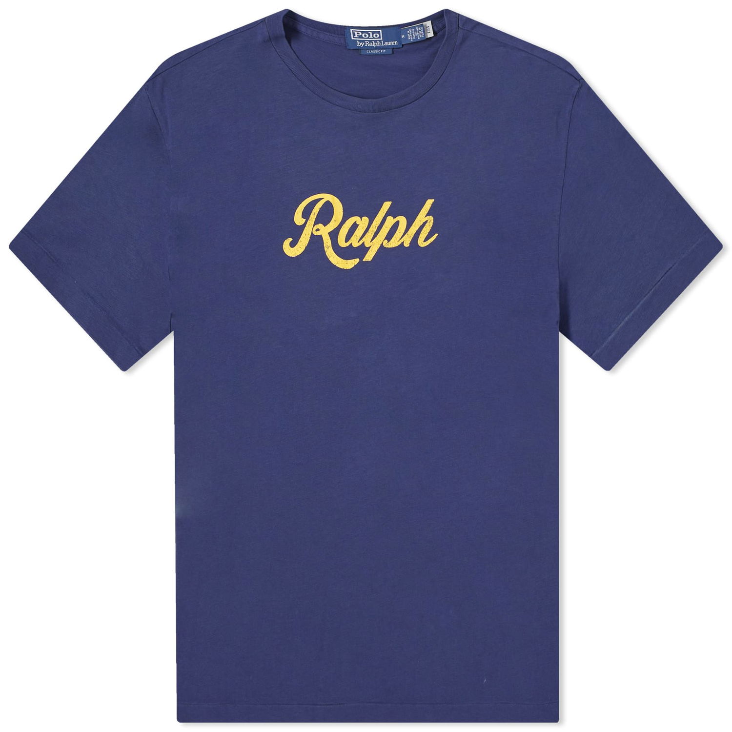 Tričko Polo by Ralph Lauren Script Logo T-Shirt Navy | 710936401001, 0