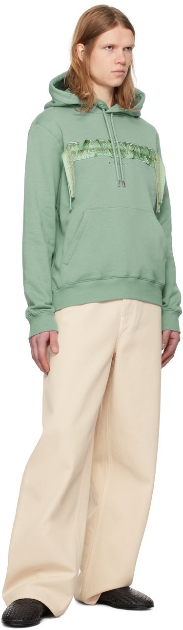 Mikina LANVIN Lanvin Curb Lace Hoodie Zelené | RM-HO0001-J199-P25, 3