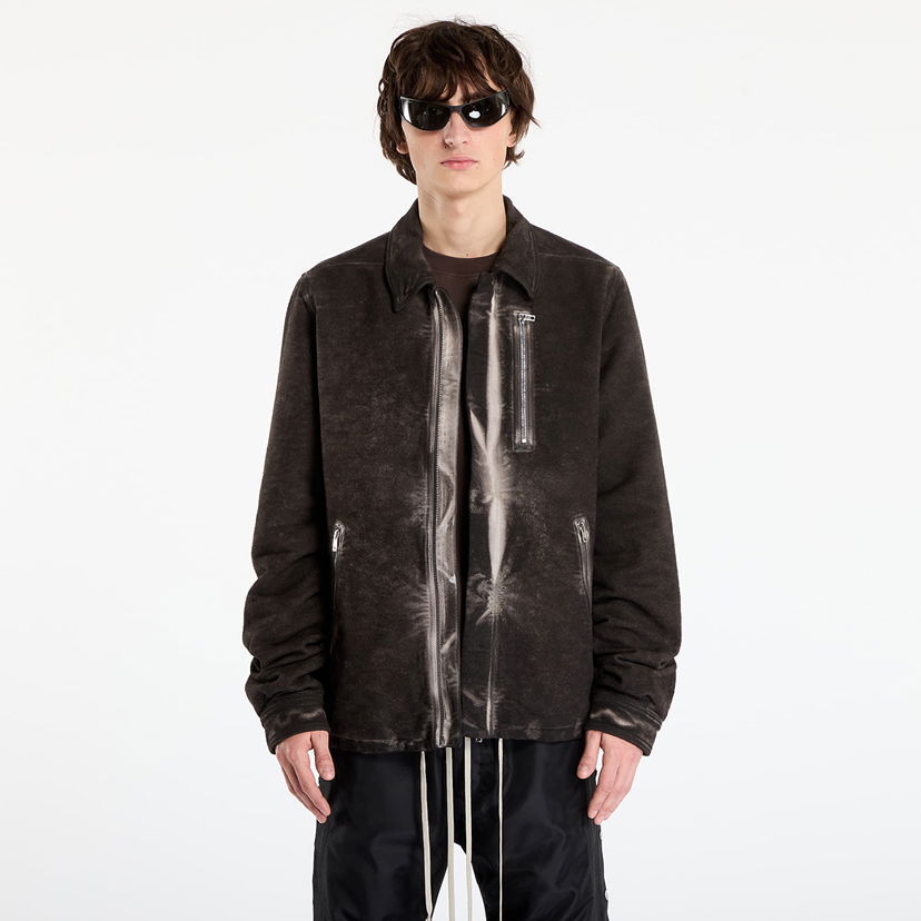 Bunda Rick Owens Rick Owens DRKSHDW Concealed Zipfront Jacket Hnedá | DU02E7775 BMO 78