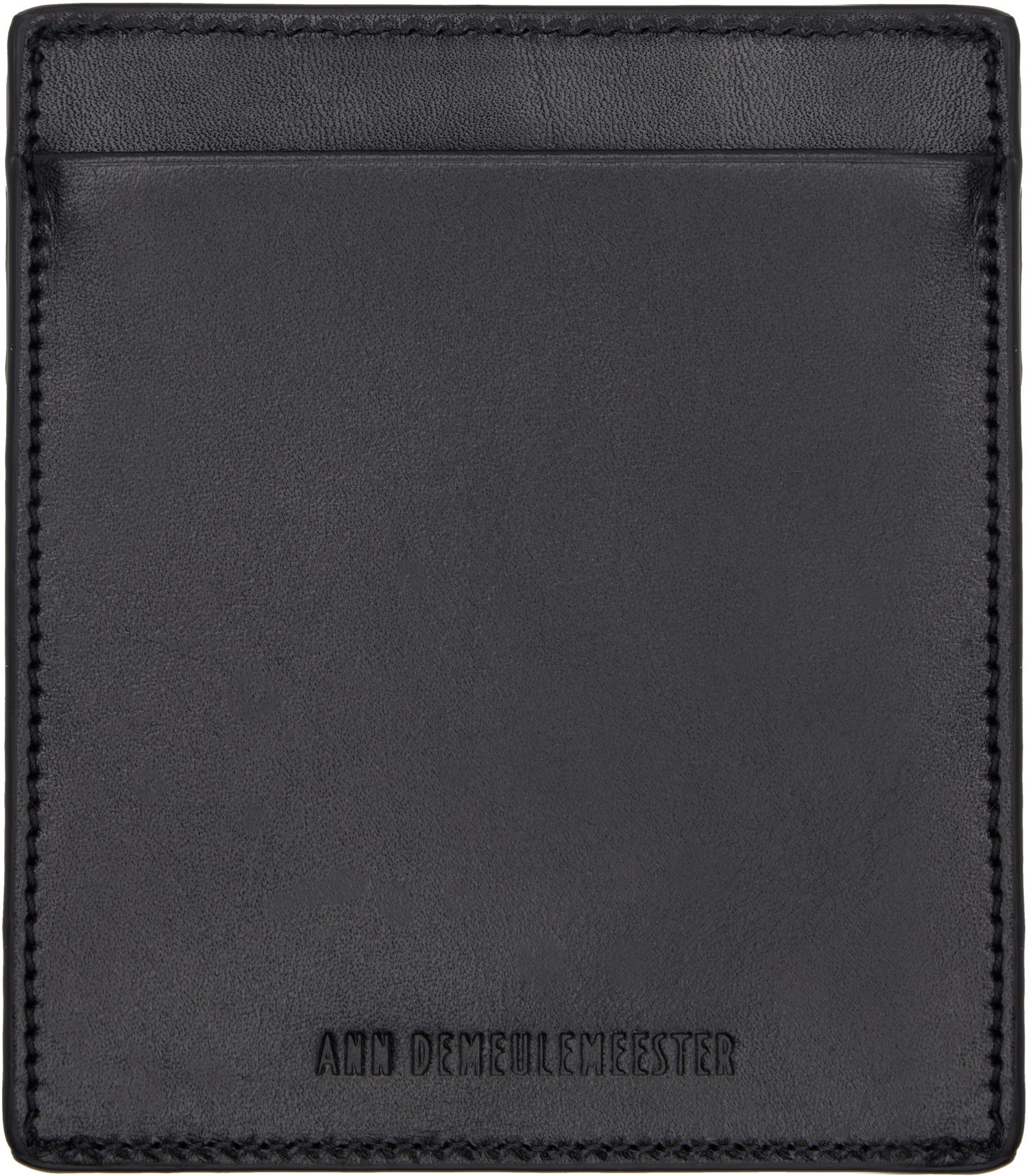Peňaženka Ann Demeulemeester Leather Card Holder Čierna | 2401-U-CH09-LT128-099, 0
