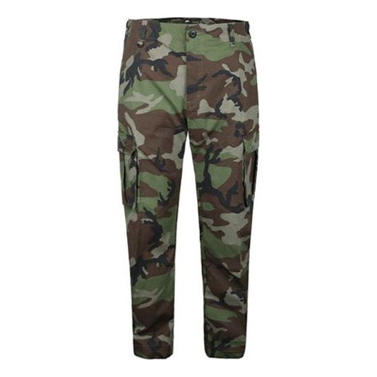 Cargo nohavice Nike SB Nike SB FLEX Camo Skate Pants Zelené | 885864-222