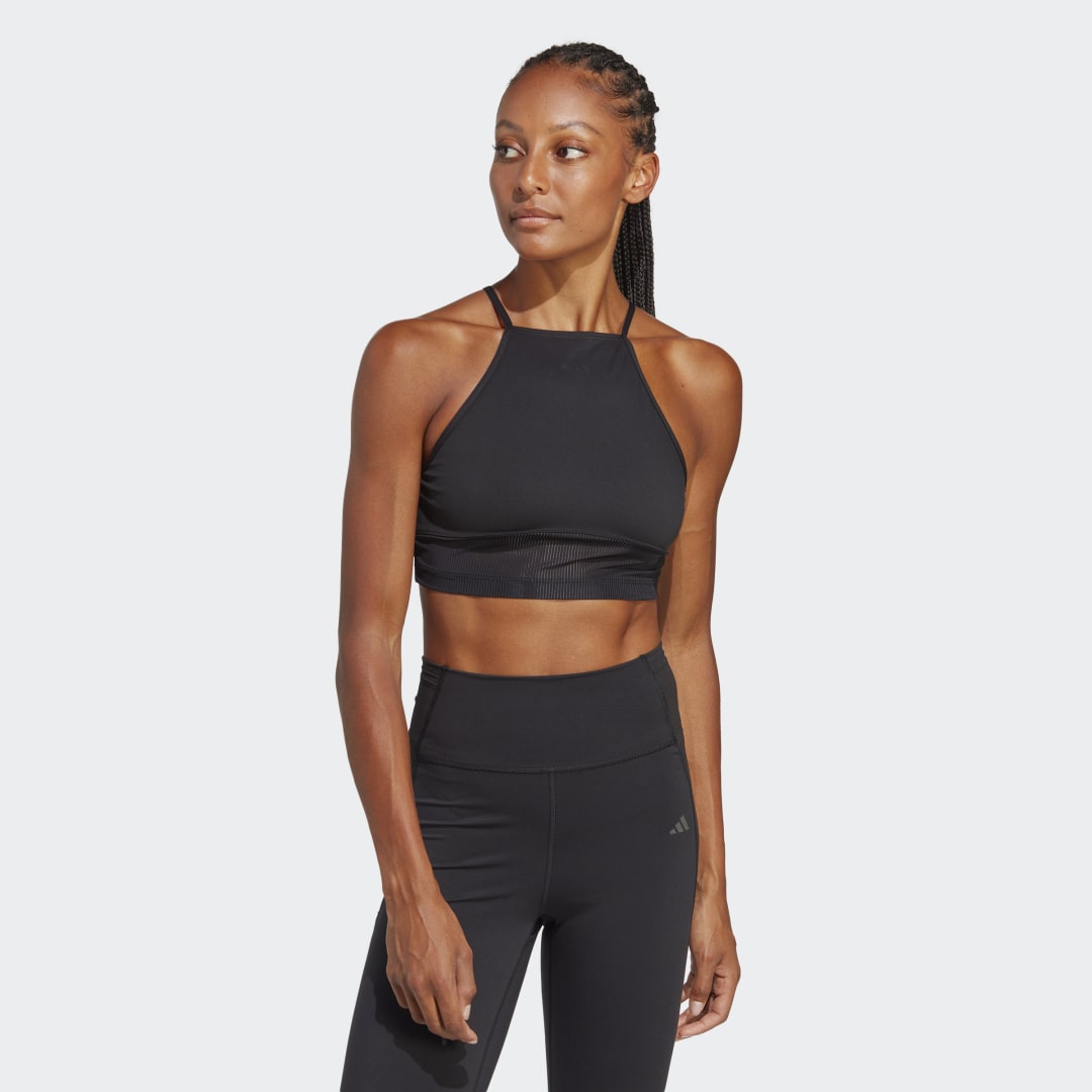Tielko adidas Originals Training Dance Crop Čierna | HS2329, 0