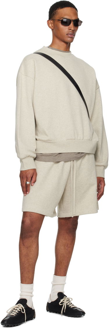 Mikina Fear of God ESSENTIALS Classic Fit Fleece Crewneck Sweatshirt Béžová | 192SP252042F, 3