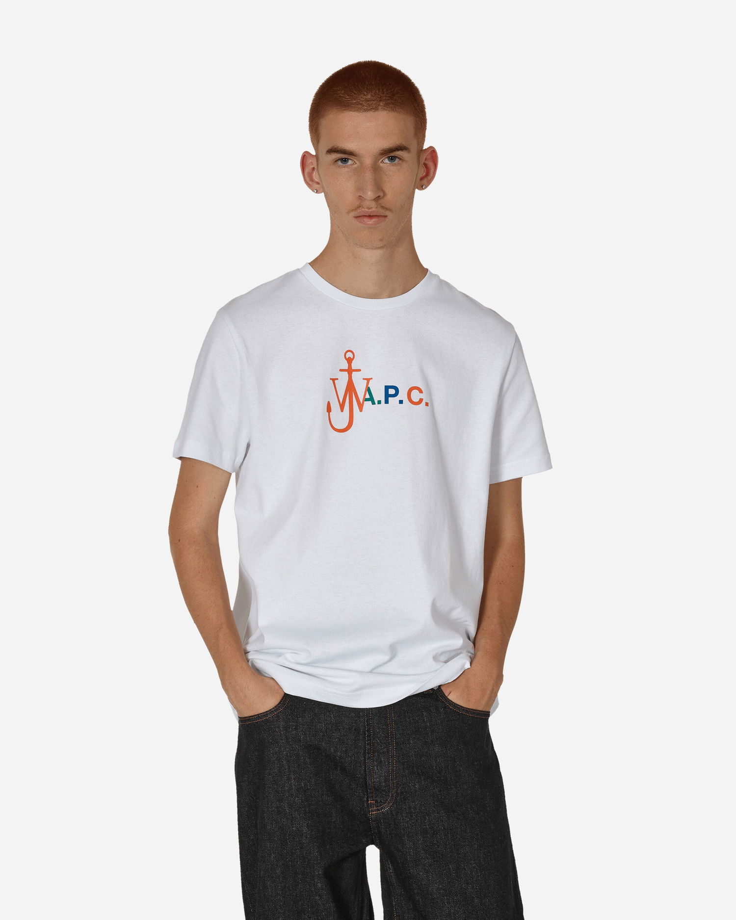 Tričko A.P.C. JW Anderson x Anchor T-Shirt Biela | COGVC-M26299 AAB, 0