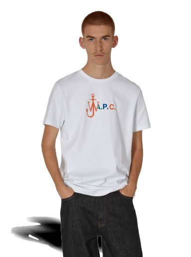 Tričko A.P.C. JW Anderson x Anchor T-Shirt Biela | COGVC-M26299 AAB