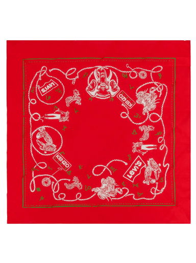 Šál KENZO Levi’s® x Printed Bandana Červená | FD68EU230LE9 22