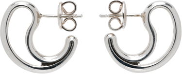 Náušnice Bottega Veneta Small Silver Frills Earrings Metalická | 804846 V5070, 0