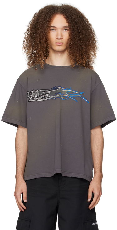 Tričko We11done Printed T-Shirt Šedá | WD-TT0-24-751-U-CH, 0