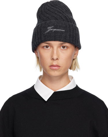 Kulicha Jacquemus The Tourni Beanie Šedá | 25HACU00767AK00287, 0