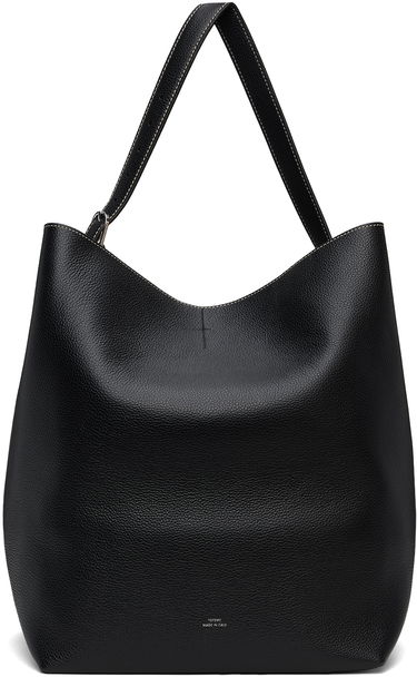 Kabelka TOTEME TOTEME Belted Tote Bag Čierna | 234-WAL853-LE0030, 0