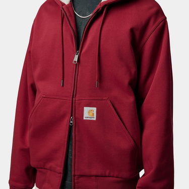 Mikina Carhartt WIP Carhartt WIP Active Sweat Jacket Červená | I035602_4, 1