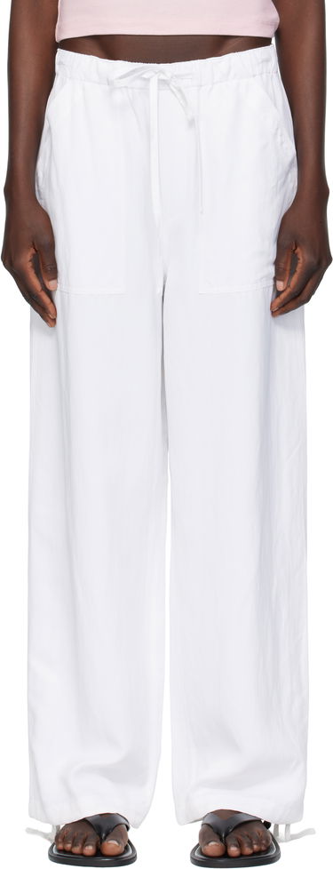Nohavice rag & bone rag & bone Adina Beach Trousers Biela | WAW25P70082908, 0