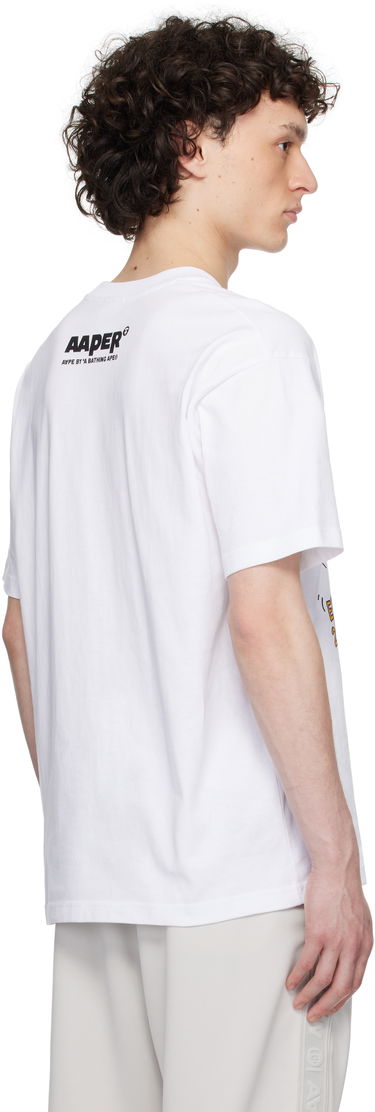 Tričko AAPE by A Bathing Ape AAPE by A Bathing Ape 'AAPER' Graphic T-Shirt Biela | AAPTEM1613XXNWHX, 2