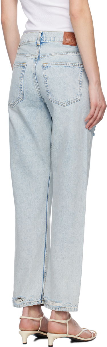 Džínsy Anine Bing Anine Bing Kate Distressed Straight-Leg Jeans Modrá | A-06-10615-WHD24, 2