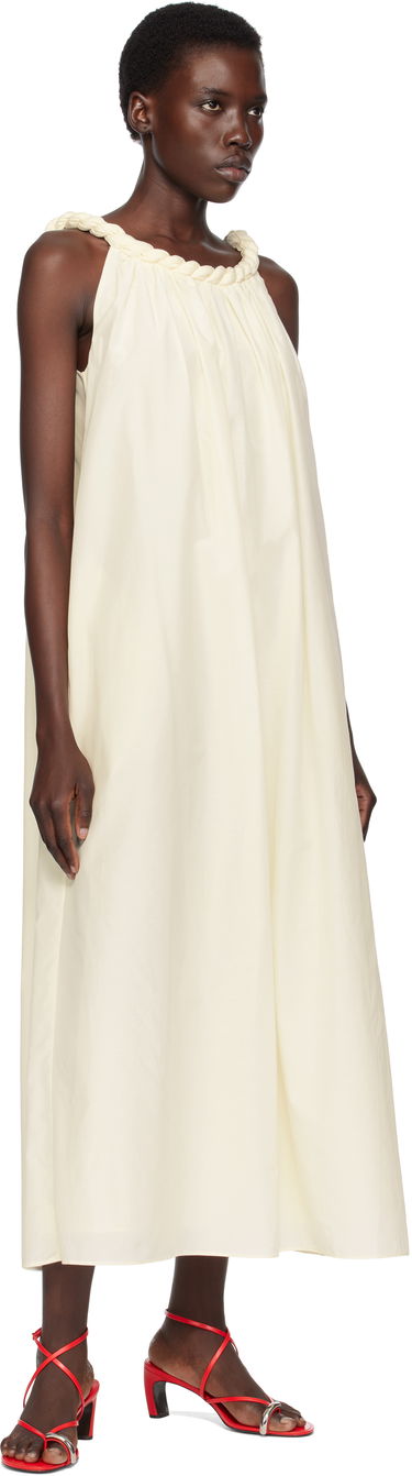 Šaty Loulou de Saison Loulou de Saison Kika Maxi Dress Biela | KIKA, 3