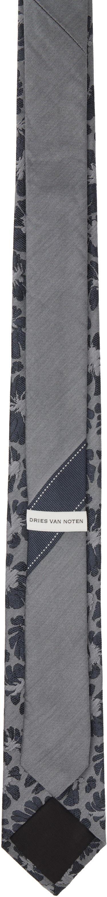 Opasok Dries Van Noten Dries Van Noten Jacquard Silk Tie Hnedá | 251-021600-1901, 2