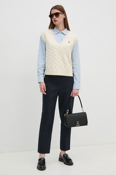 Vesta Polo by Ralph Lauren Cable Knit Vest Béžová | 211949994, 1