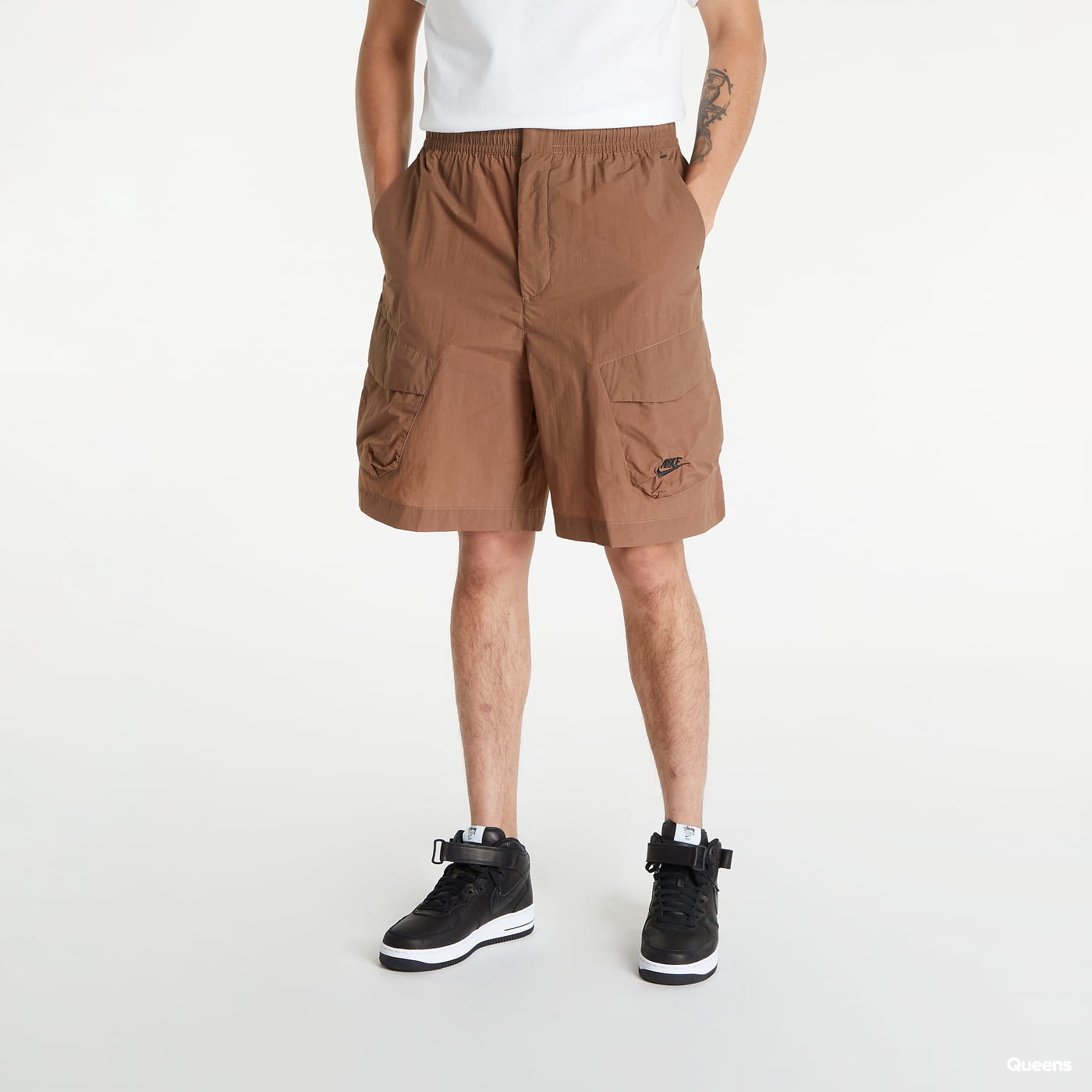 Šortky Nike Sportswear Tech Essentials Hnedá | DM6484-256, 0