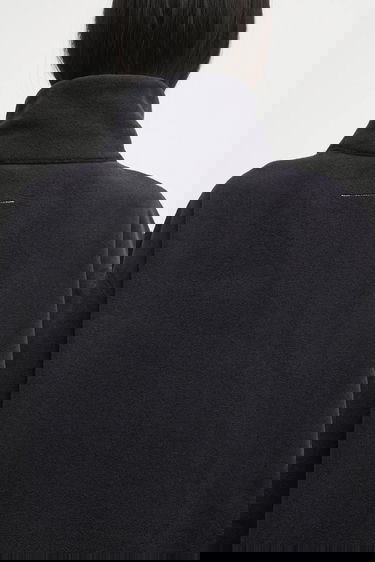 Mikina Maison Margiela MM6 Maison Margiela x Salomon Oversized High-Neck Fleece Sweatshirt Čierna | S52NH0035.M20140.899, 4