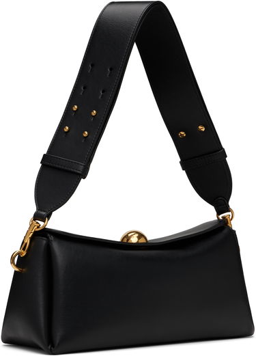 Kabelka AMI AMI Paris Leather Carrousel Bag Čierna | ULL027.AL0103, 1