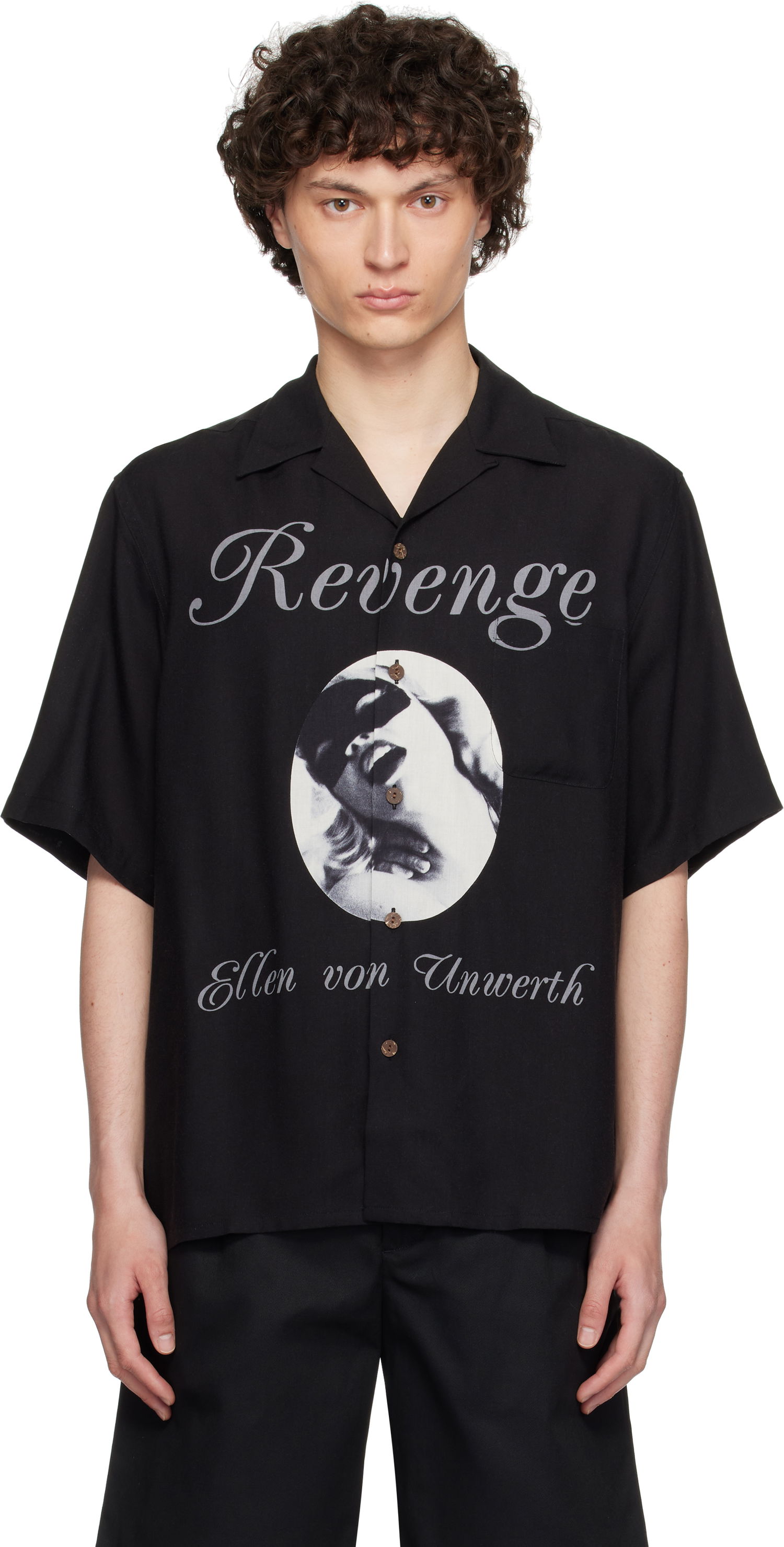 Košeľa WACKO MARIA WACKO MARIA 'Ellen Von Unwerth' Resort Shirt Čierna | EVU-WM-HI01, 0