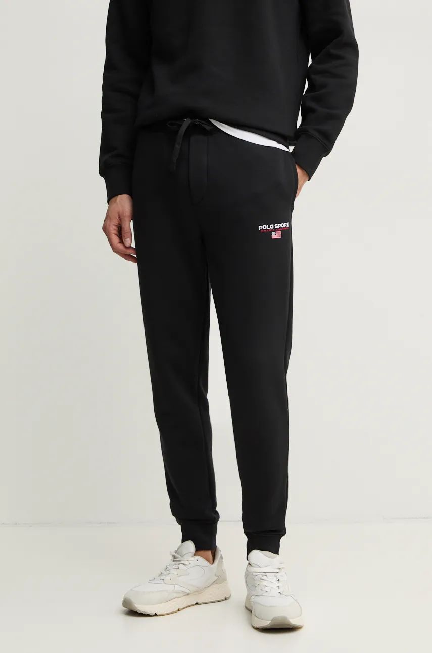 Tepláky Polo by Ralph Lauren Black Fleece Jogger Sweatpants Čierna | 710949930, 0