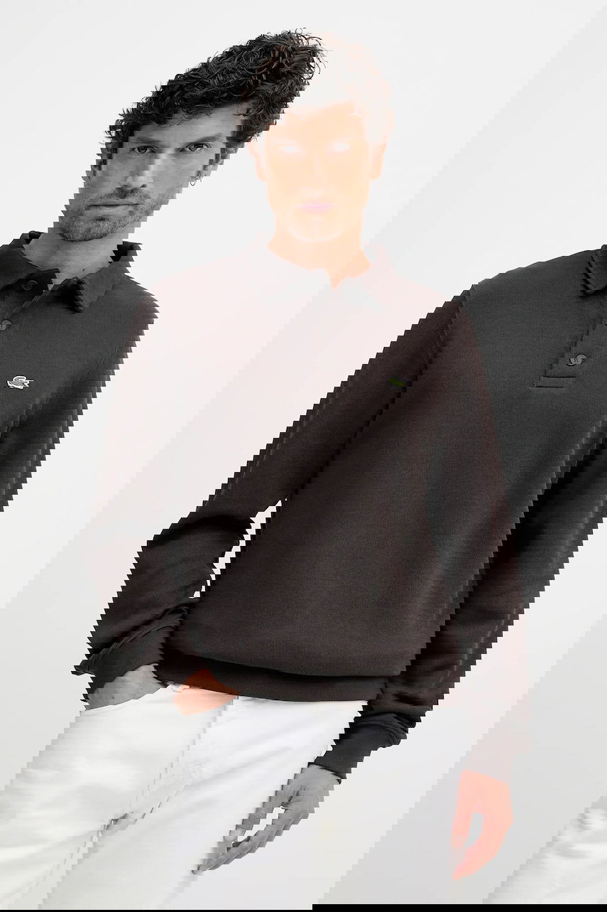 Polo tričko Lacoste Lacoste Men's Long Sleeve Polo Shirt Hnedá | SH5781, 0