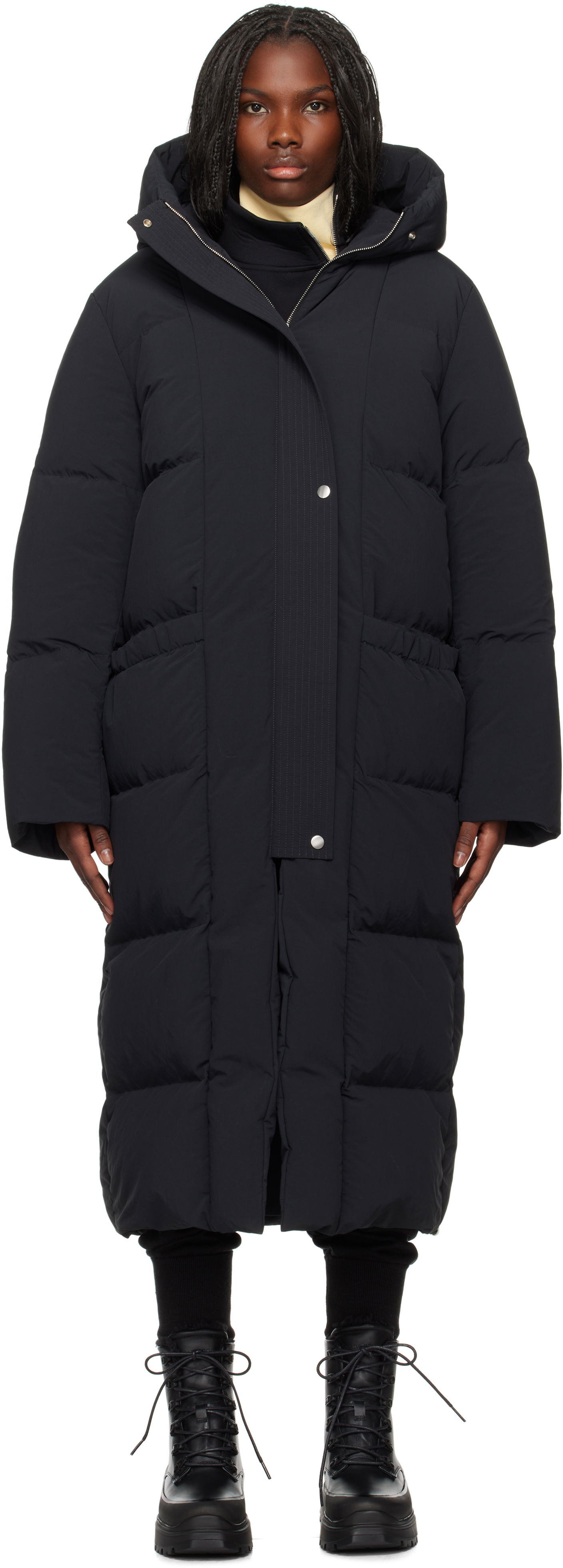 Prešívaná bunda Jil Sander Quilted Down Coat Čierna | J40AF0125_J70008, 0