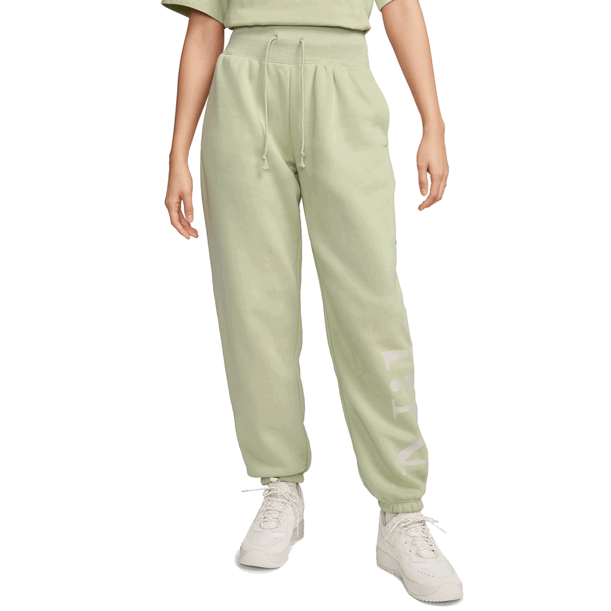 Tepláky Nike Nike Sportswear Phoenix Fleece Logo Sweatpants Zelené | FN2552-371, 0