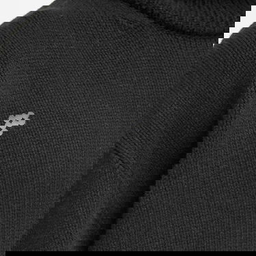 Sveter PANGAIA Recycled Cashmere Chunky Turtleneck Sweater, Size Medium Čierna | 100014319868, 5