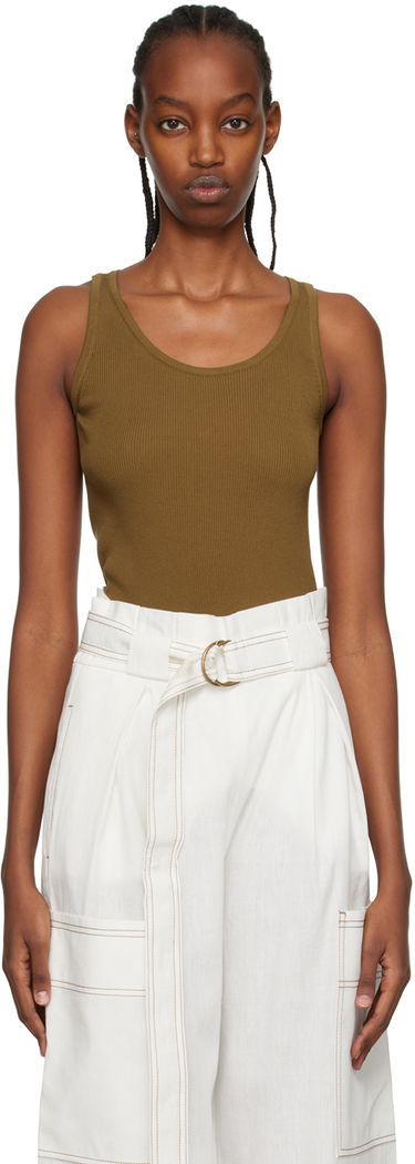 Tielko Max Mara Show Ribbed Tank Top Zelené | 2313610232600 MM12117, 0