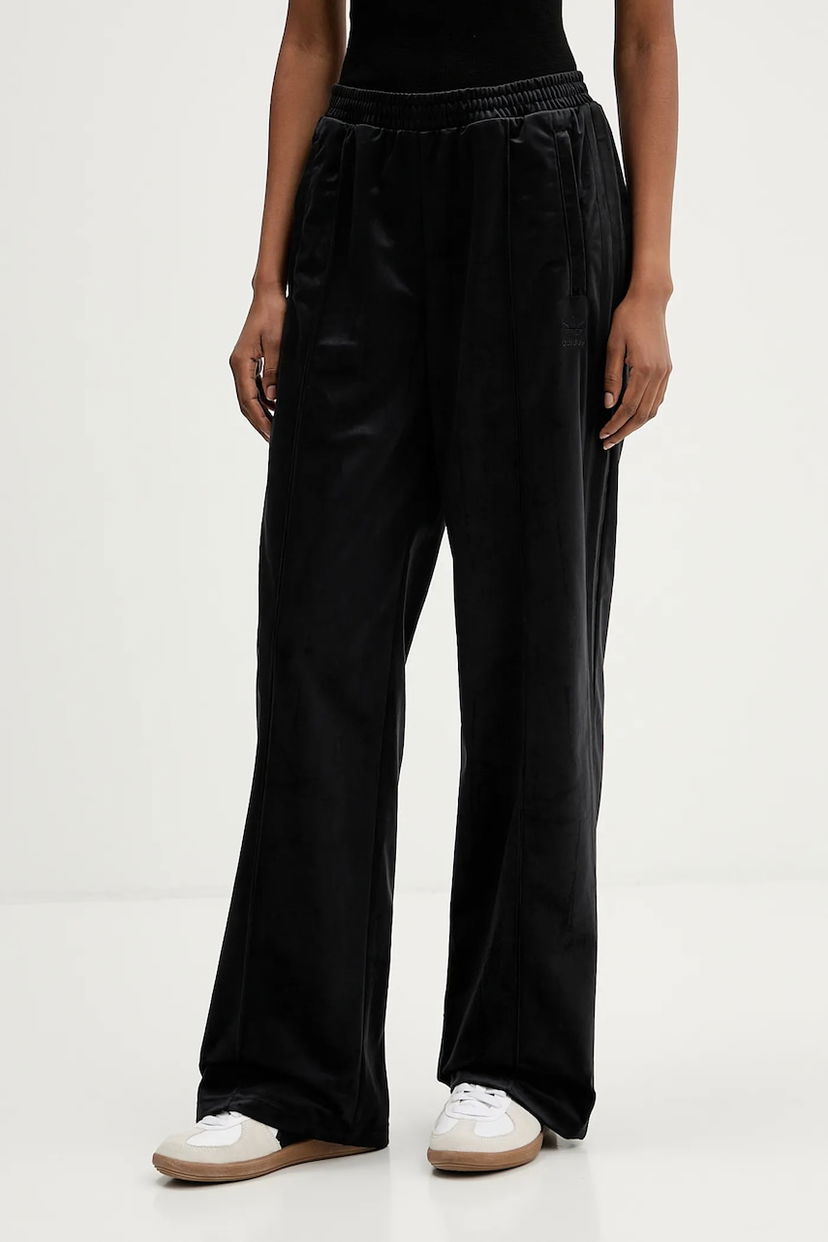 Tepláky adidas Originals Originals Velvet Tp Wide-Leg Track Pants Čierna | JV7508