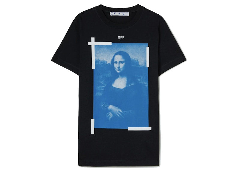Tričko Off-White Mona Lisa Slim Fit T-shirt Čierna | OMAA027R21JER0021001, 0