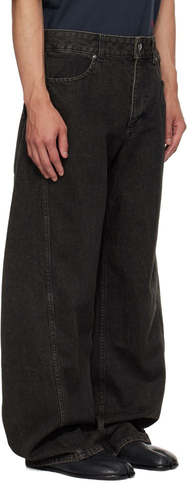 Džínsy Eckhaus Latta Eckhaus Latta Bend Jeans Čierna | 1225-EL-PF25-S, 1