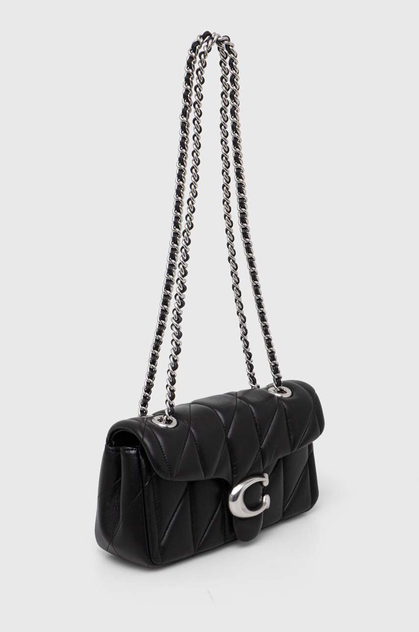 Taška cez rameno Coach Tabby Leather Shoulder Bag Čierna | CP149, 1