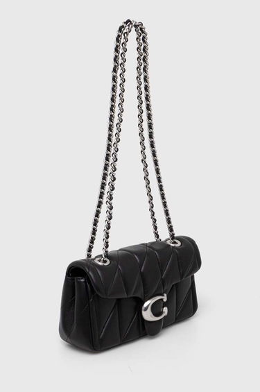 Taška cez rameno Coach Tabby Leather Shoulder Bag Čierna | CP149, 1