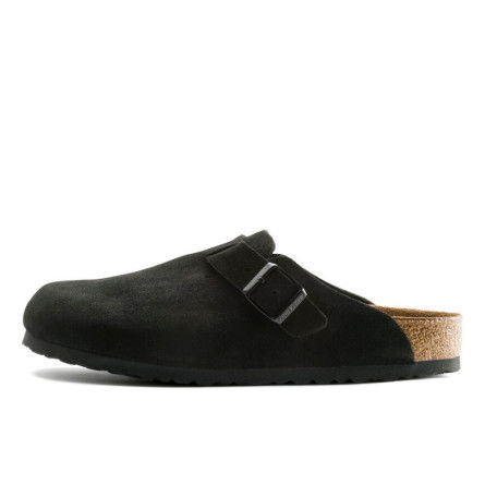 Tenisky a topánky Birkenstock Boston Soft Footbed Suede "Black" Čierna | 0660471