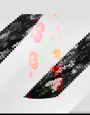 Sukňa Dolce & Gabbana Dolce & Gabbana Satin Midi Skirt with Flower Print Rôznofarebný | F4CS8TFSIB2HN5PB, 1