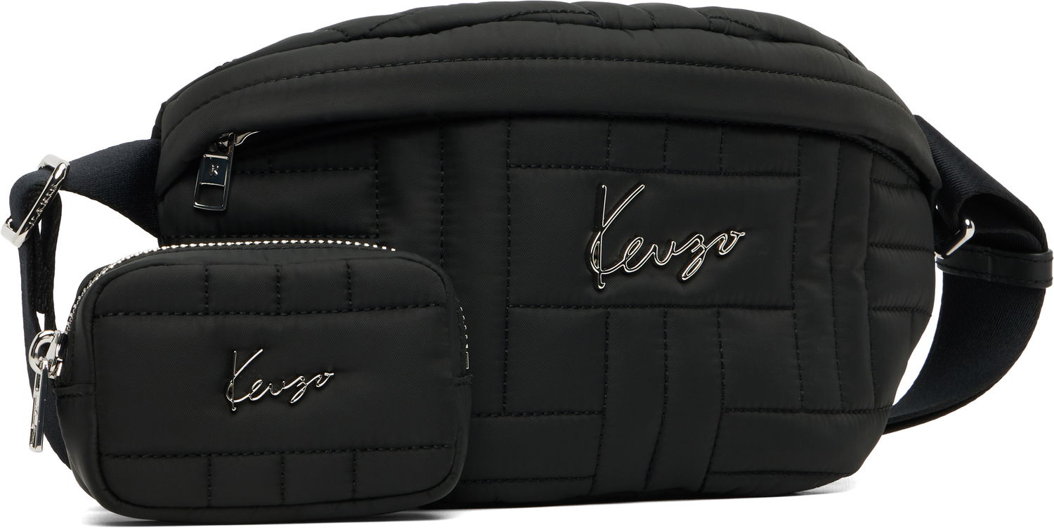 Ľadvinka KENZO Kenzo Paris 'KENZO Cosy' Quilted Belt Bag Čierna | FF62SA717F03, 1