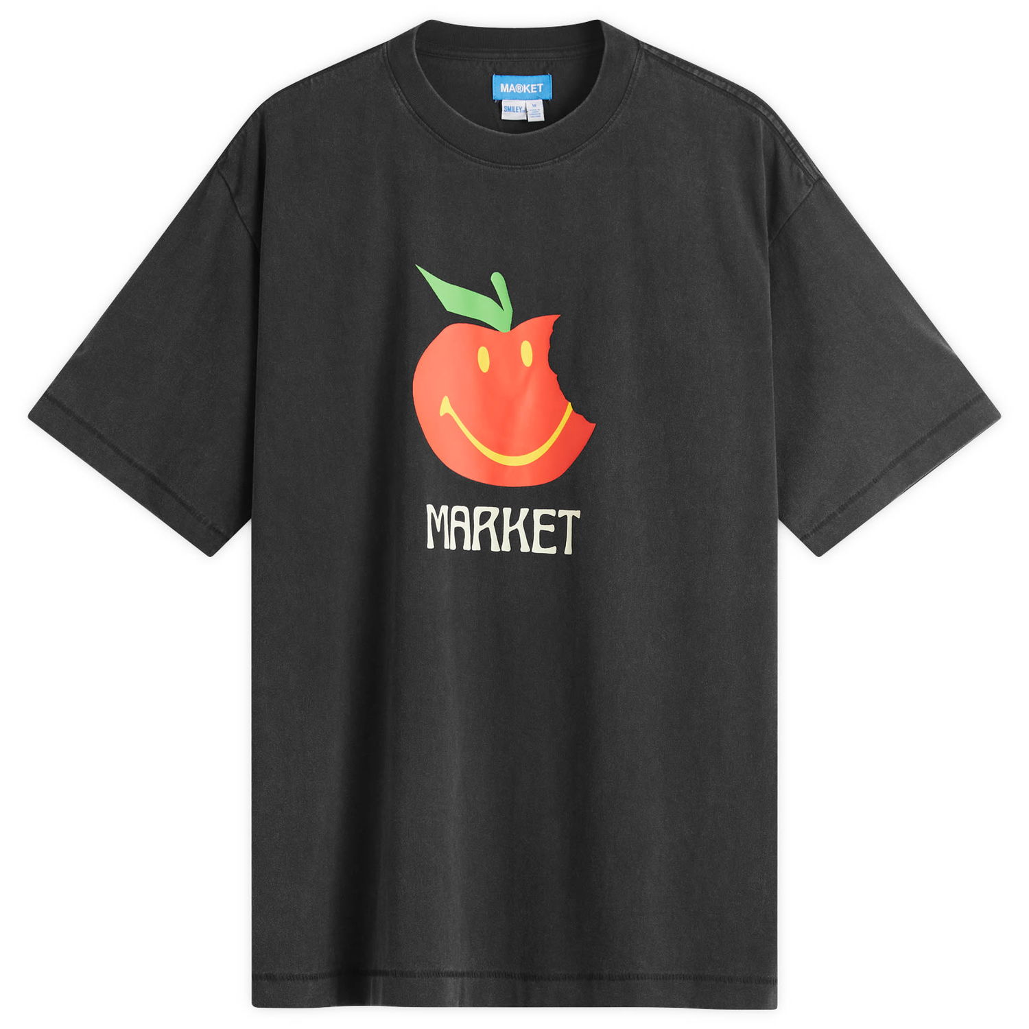 Tričko MARKET Smiley Honeycrisp Graphic Tee, Size Large Čierna | 399002180-BLK, 0