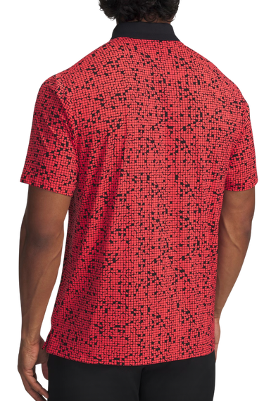 Polo tričko Under Armour Drive Chill Printed Polo Červená | 1389597-713, 2
