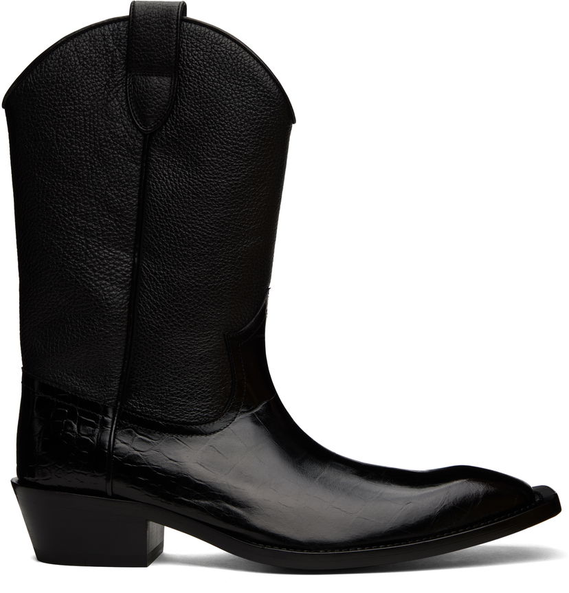 Vesta Martine Rose Martine Rose Cowboy Boots Čierna | 1061LE02001-28416314