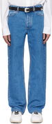 Marine Serre Moon Laser Loose Denim Jeans