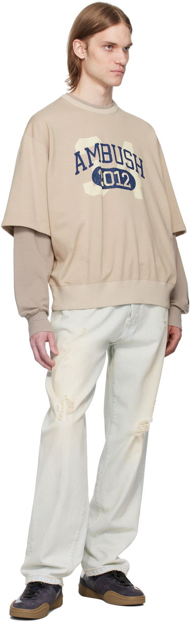 Sveter Ambush AMBUSH Layered Sweatshirt Béžová | 12115331, 3